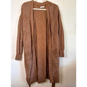 Nine West long tie waist sweater rust medium